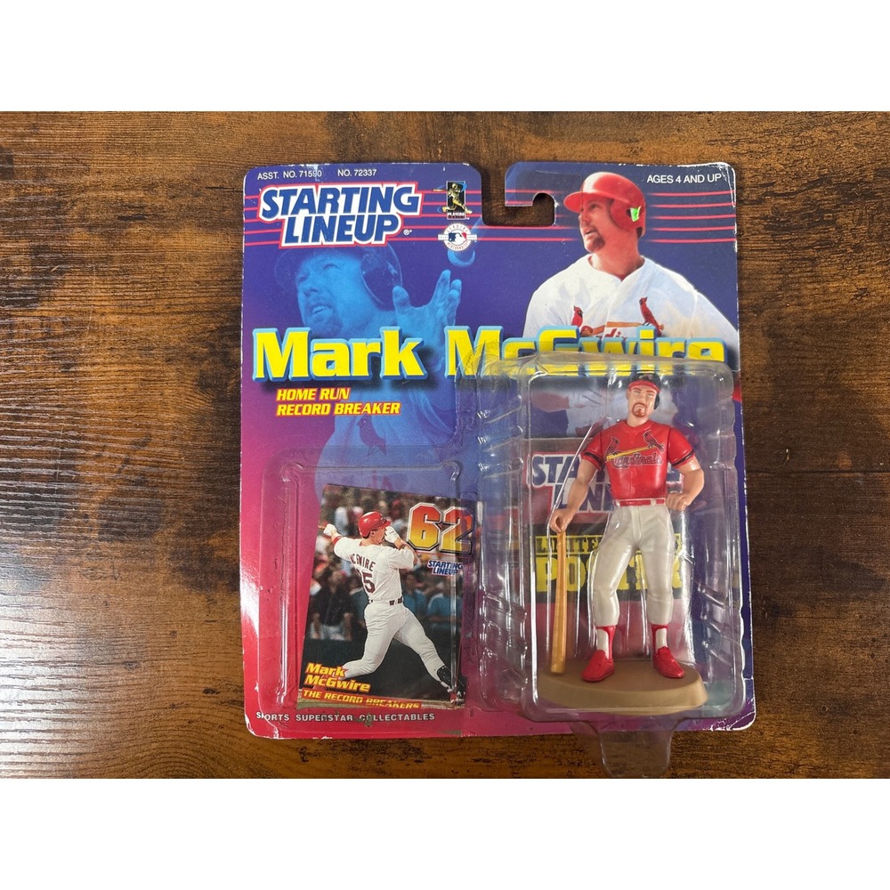1999 Starting Lineup Mark McGwire St Louis Cardinals Home Run Record Breaker